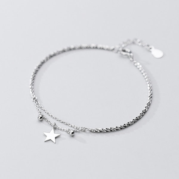 Silver Star Bracelet