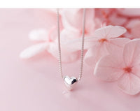 "Be Mine" Sterling Silver Heart Necklace