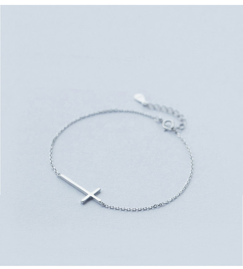 Classic Cross Link Bracelet – MaryJane Jewels