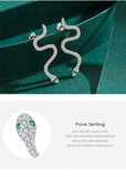 Exquisite Jeweled Snake Jewelry Sets