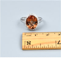 Oval  Zultanite Halo Ring