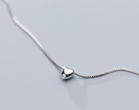 "Be Mine" Sterling Silver Heart Necklace