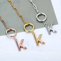 Initial Letter Necklaces