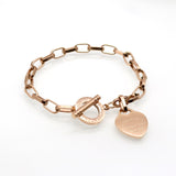 Sweet Heart Charm Cuff Bangles