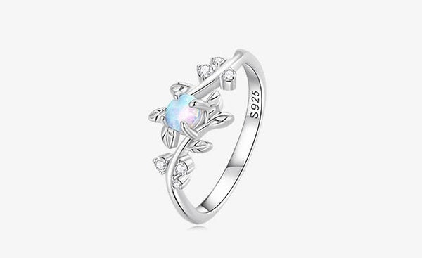 Vine & Opal Ring