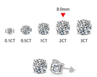 Moissanite Stud Earrings