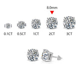 Moissanite Stud Earrings