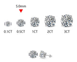 Moissanite Stud Earrings