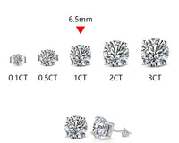 Moissanite Stud Earrings