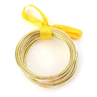 MaryJane  Glitter  Jelly Bangle Bracelets