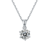 "Lea" Moissanite Pendant Necklace