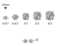 Moissanite Stud Earrings