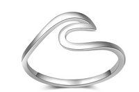 Sterling Silver Wave Ring