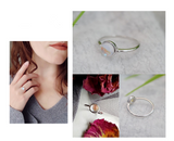 "Iris" Moonstone Ring