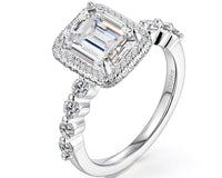 Enchanting Moissanite Engagement Ring