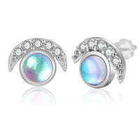 "Astrid" Moon Moonstone Earring