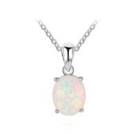 "Lennox" Milky Opal Necklace