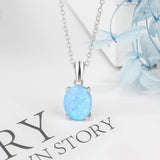 "Lennox" Milky Opal Necklace