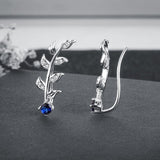 Leaves Climber Earrings