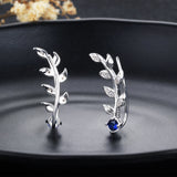 Leaves Climber Earrings