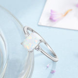 "Lumi" White Opal Ring