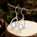 "Leilani" Rainbow Moonstone Earrings