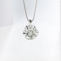 "Kate" Green Amethyst Pendant Necklace