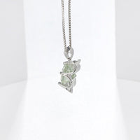 "Kate" Green Amethyst Pendant Necklace