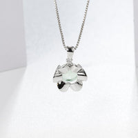 "Kate" Green Amethyst Pendant Necklace