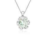 "Kate" Green Amethyst Pendant Necklace