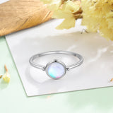 "Iris" Moonstone Ring