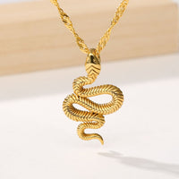 Snake Pendant Necklace