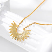 Sunburst Pendant Necklace