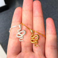 Snake Pendant Necklace