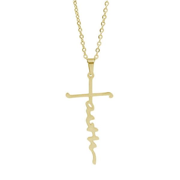 Faith Cross Necklace