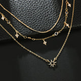 Layered Star Necklace