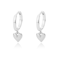 "Love" Heart Drop Earrings