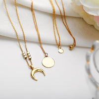 Layered Moon Necklace